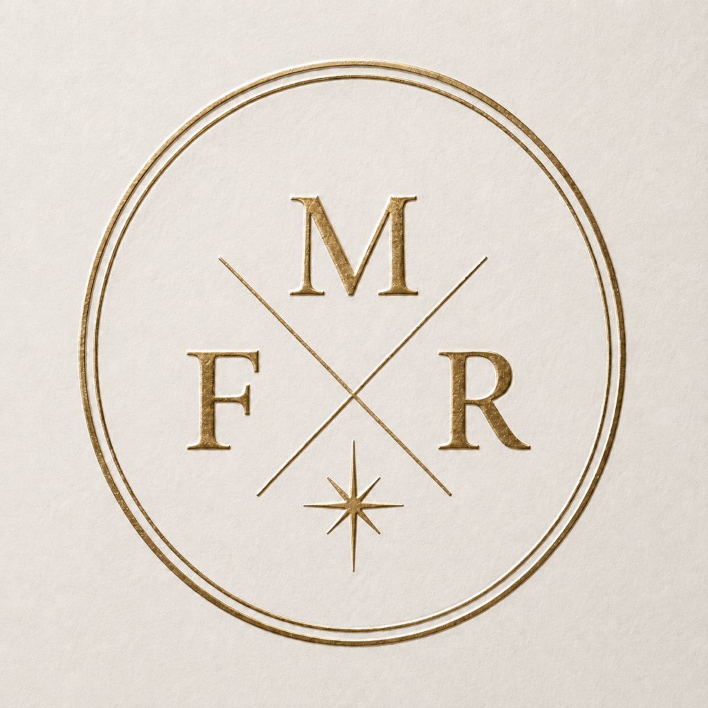 M.F. Robb — author monogram